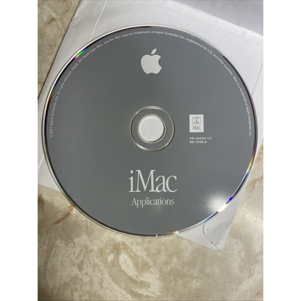 Apple iMac Applications CD version 1.3‎ Macintosh software